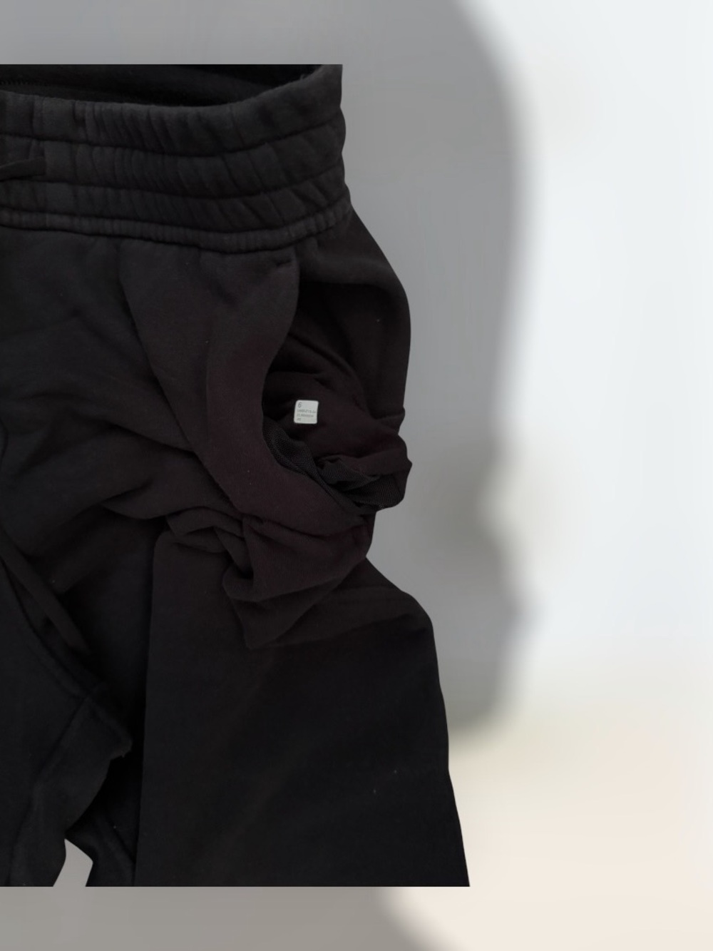 Lululemon Black Scuba Joggers - Picture 3 of 3